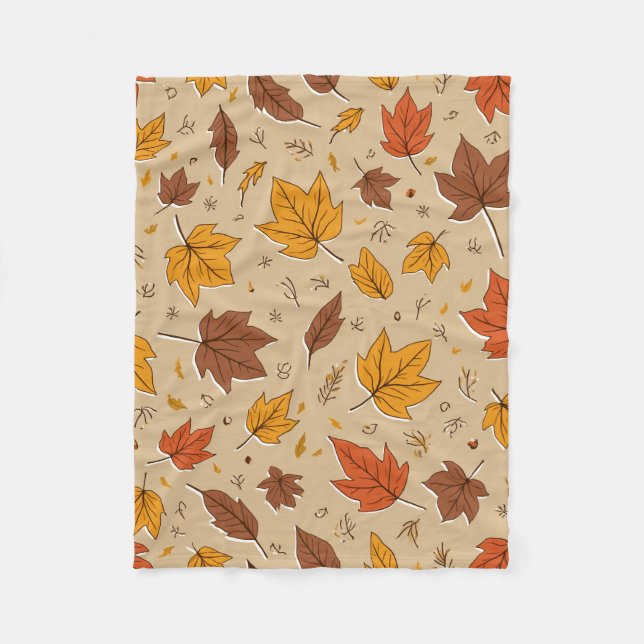 Autumn Leaves Blanket (Front)