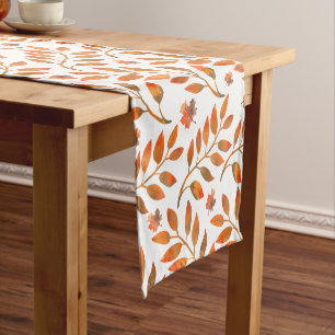 Autumn Leaves Botanical Short Table Runner