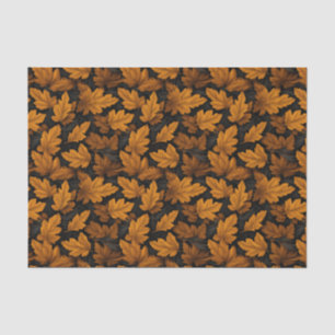 Autumn Leaves Brown And Orange Foliage  Tissue Paper