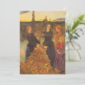 Autumn Leaves by Sir John Everett Millais