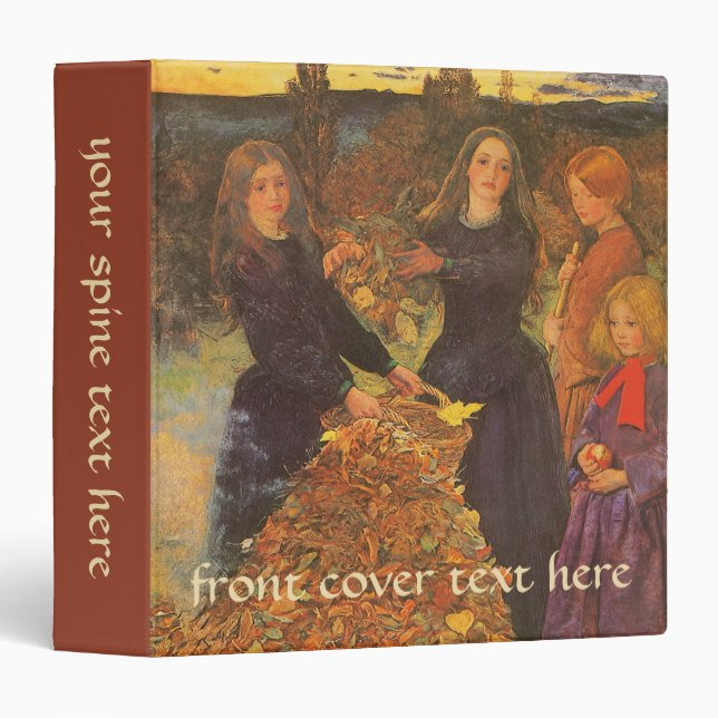 Autumn Leaves by Sir John Everett Millais Binder (Front/Spine)