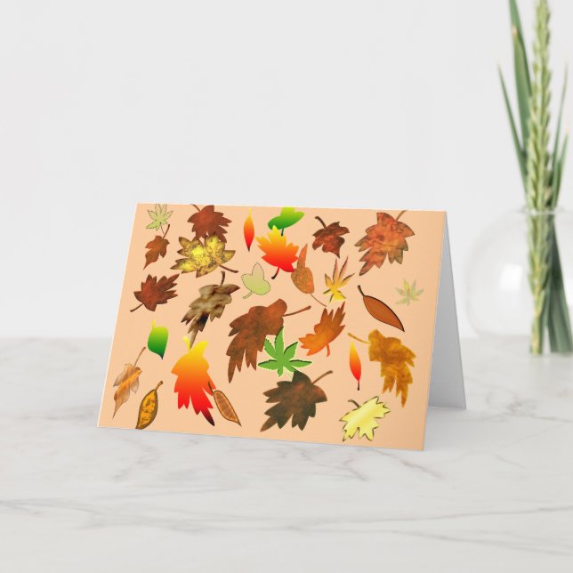 Autumn Leaves Card (Front)