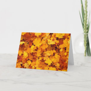 Autumn Leaves Card