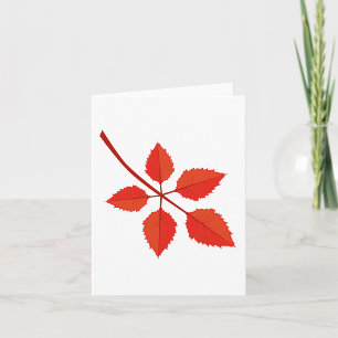 Autumn Leaves Card