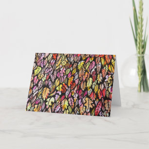 Autumn Leaves                                      Card