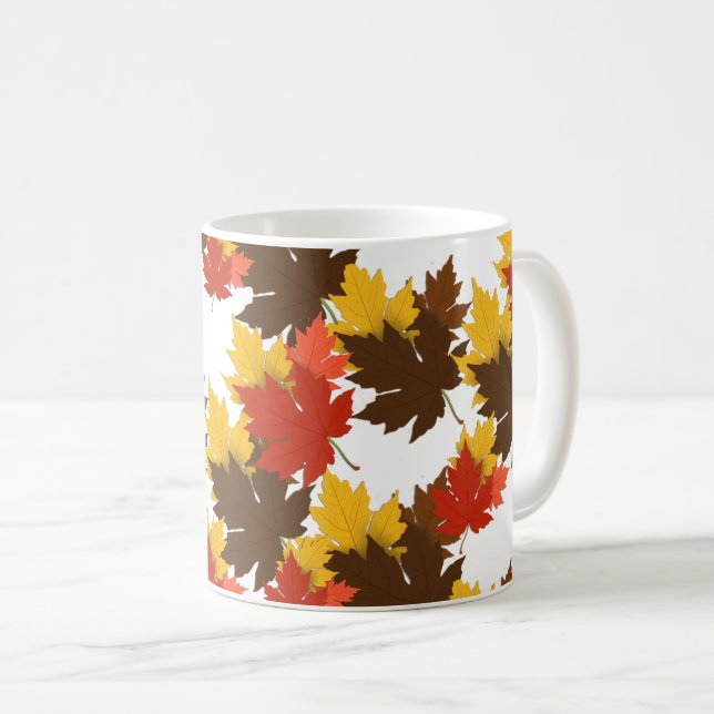 Autumn Leaves Coffee Mug (Front Right)