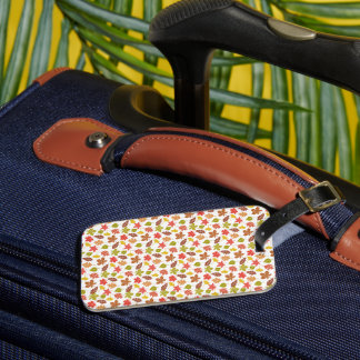 Autumn Leaves Colourful Pattern Luggage Tag