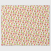 Autumn Leaves Colourful Pattern