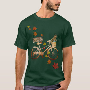 Autumn Leaves Cute Owls For Fall88 T-Shirt