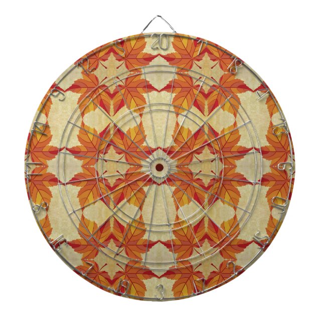 Autumn Leaves Dartboard (Front)
