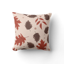 Autumn Leaves Decorative Throw Pillow