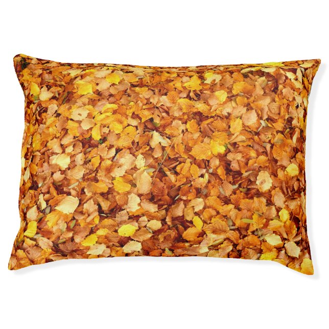 Autumn Leaves Dog Bed (Front)