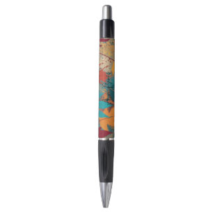 Autumn Leaves Elegant Vibrant Colours Pen