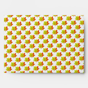 Autumn leaves envelope