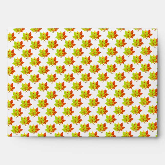 Autumn leaves envelope (Front)