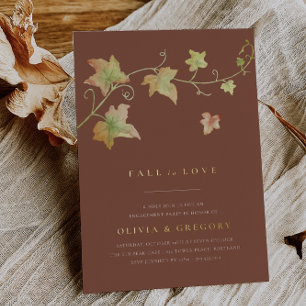 Autumn Leaves Fall Engagement Party