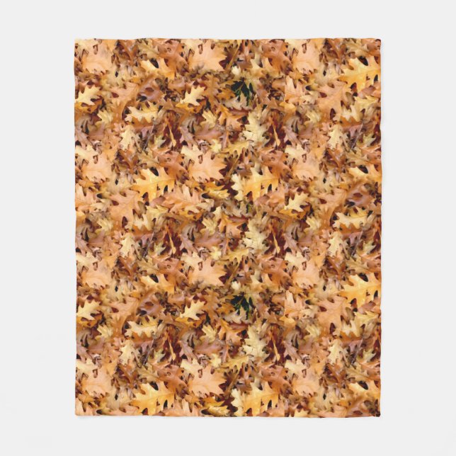 AUTUMN LEAVES FLEECE BLANKET (Front)