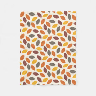 Autumn Leaves Fleece Blanket