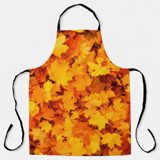 Autumn leaves foliage autumn leaves apron
