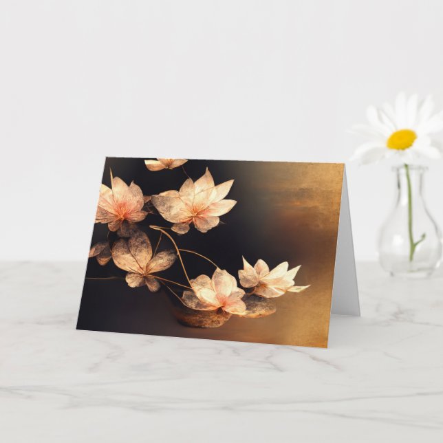 Autumn Leaves Greeting Card (Small Plant)