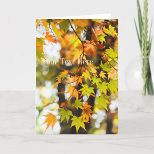 Autumn Leaves [Greeting Card] Card