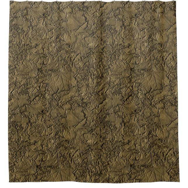 Autumn Leaves In Brown Nature Art Pattern  (Front)