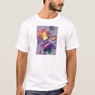 Autumn Leaves in Lilac T-Shirt