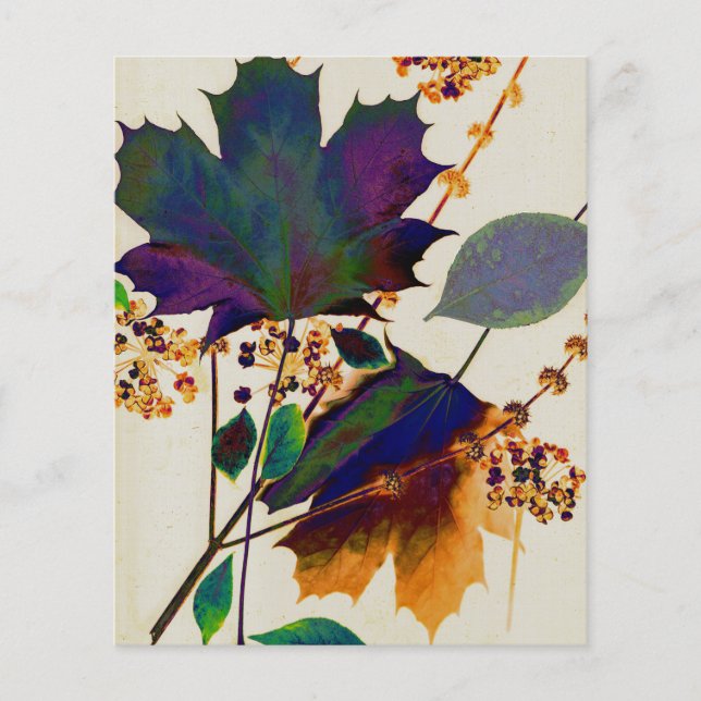 Autumn Leaves in Royal Colours Flyer (Front)