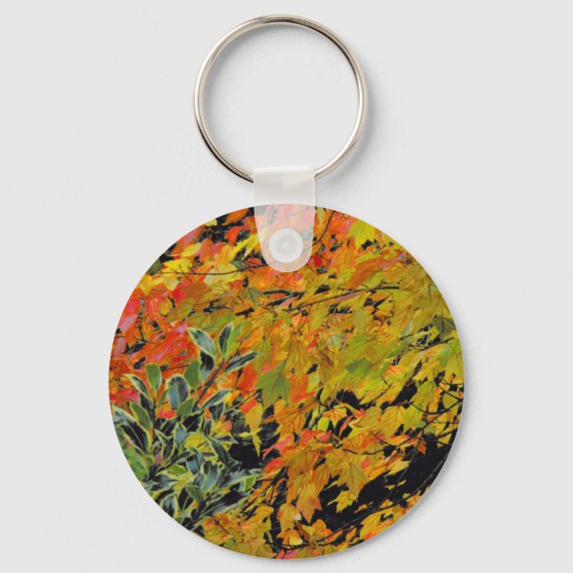 Autumn Leaves Keychain (Front)
