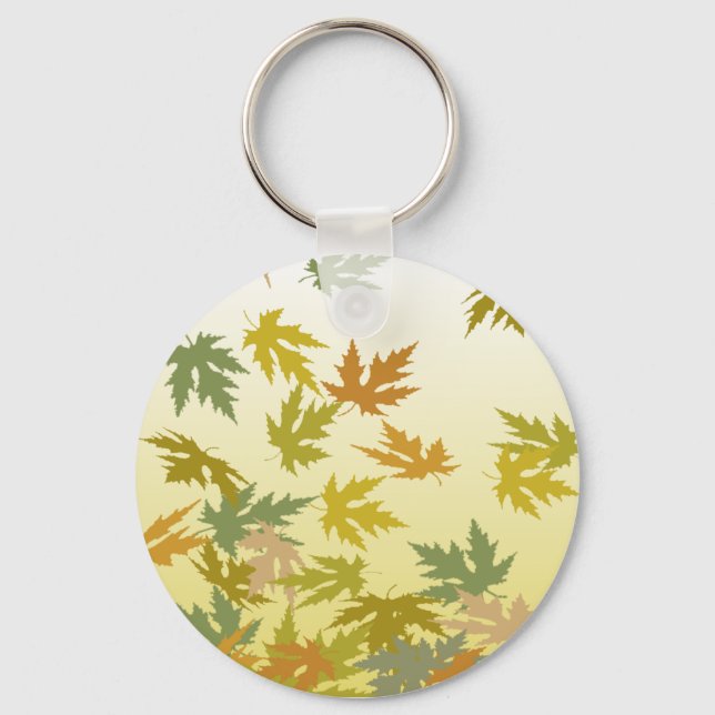 Autumn Leaves Keychain (Front)