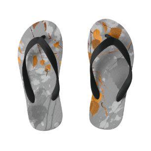Autumn Leaves Kid's Flip Flops