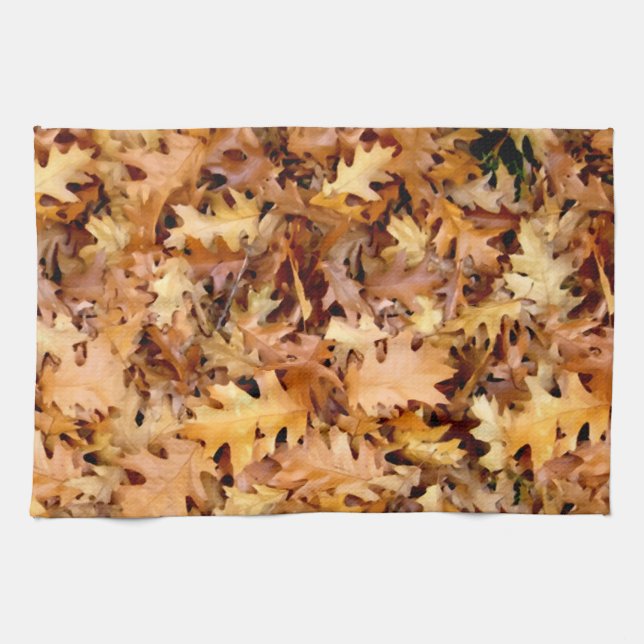 AUTUMN LEAVES KITCHEN TOWEL (Horizontal)