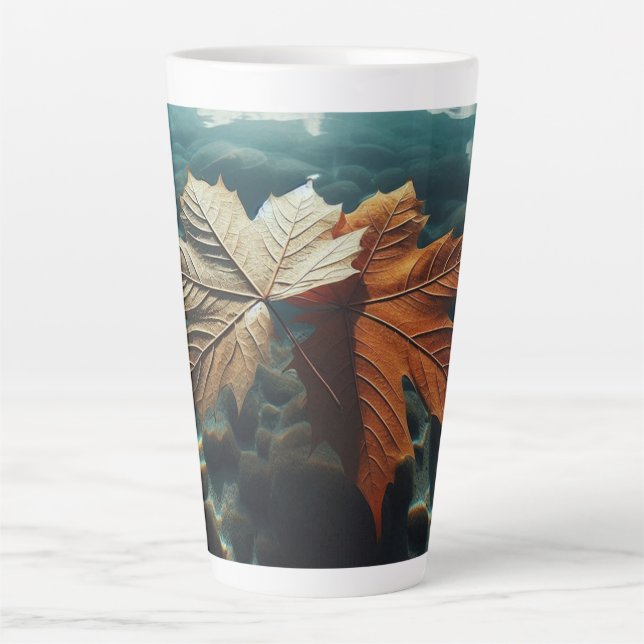 Autumn Leaves Latte Mug (Front)