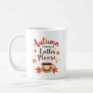 Autumn Leaves & Lattes for a Coffee Friend Mug
