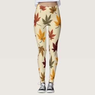 autumn leaves Leggings