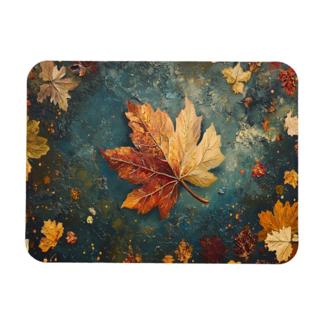 Autumn Leaves Magnet (Horizontal)
