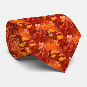Autumn leaves Men's Tie