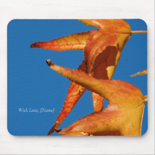 Autumn Leaves Mouse Pad – Personalized
