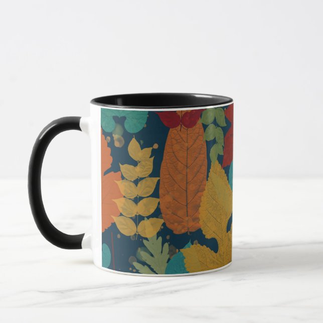 Autumn leaves mug (Left)