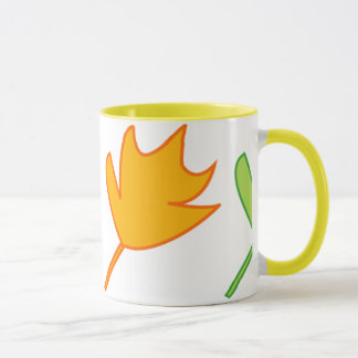 Autumn leaves mug