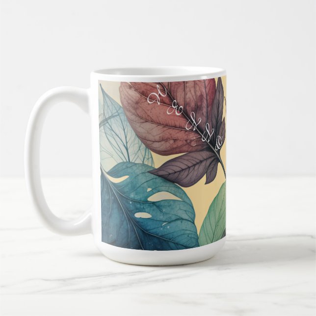 Autumn leaves mug (Left)
