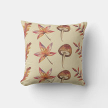 Autumn Leaves & Mushroom 