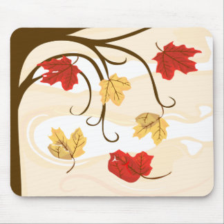 Autumn Leaves Must Fall Mouse Pad
