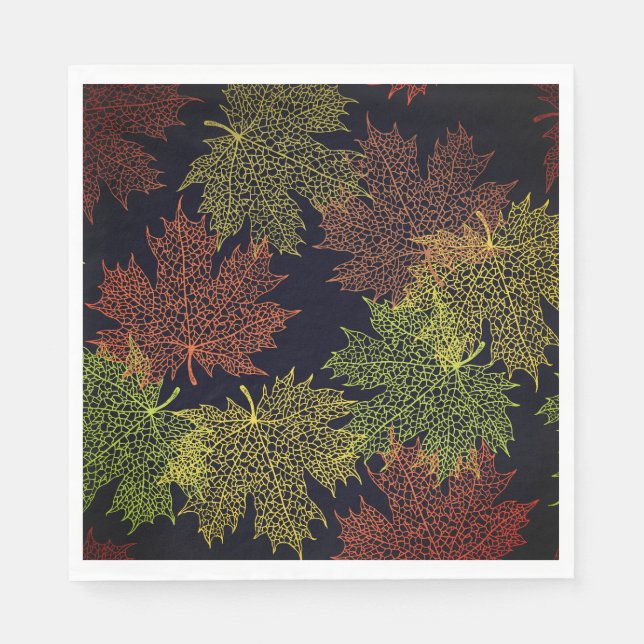 Autumn Leaves Napkins (Front)