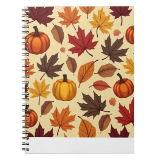 Autumn Leaves Note Notebook