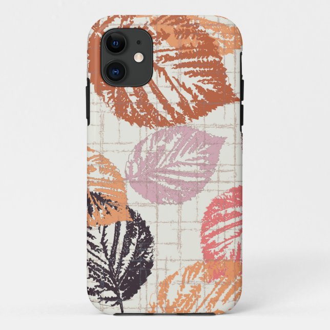 Autumn leaves on beige. Case-Mate iPhone case (Back)