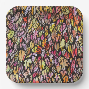 Autumn Leaves                                      Paper Plate
