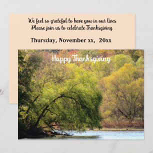 Autumn Leaves Party Invitation