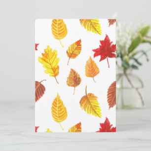 Autumn leaves pattern