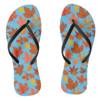 Autumn Leaves Pattern 01x4b L Blue BG